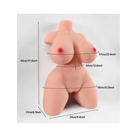 L-Join Gerçekçi 44 Cm Yarım Vücut Vajina Mastürbatör