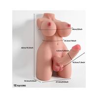 L-Join Gerçekçi 5.5 Kg Skin (Ten) Yarım Vücut Trans Vajina Mastürbatör Dildo