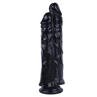 Noctis 26,5cm Siyah Çiftli Dildo No:111
