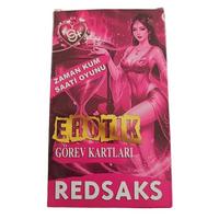 RedSaks Zaman Kum Saati Çiftler Oyunu – 1 Dakikalık Tutku ve Eğlence Görev Kartlarıyla Romantik Oyun Seti